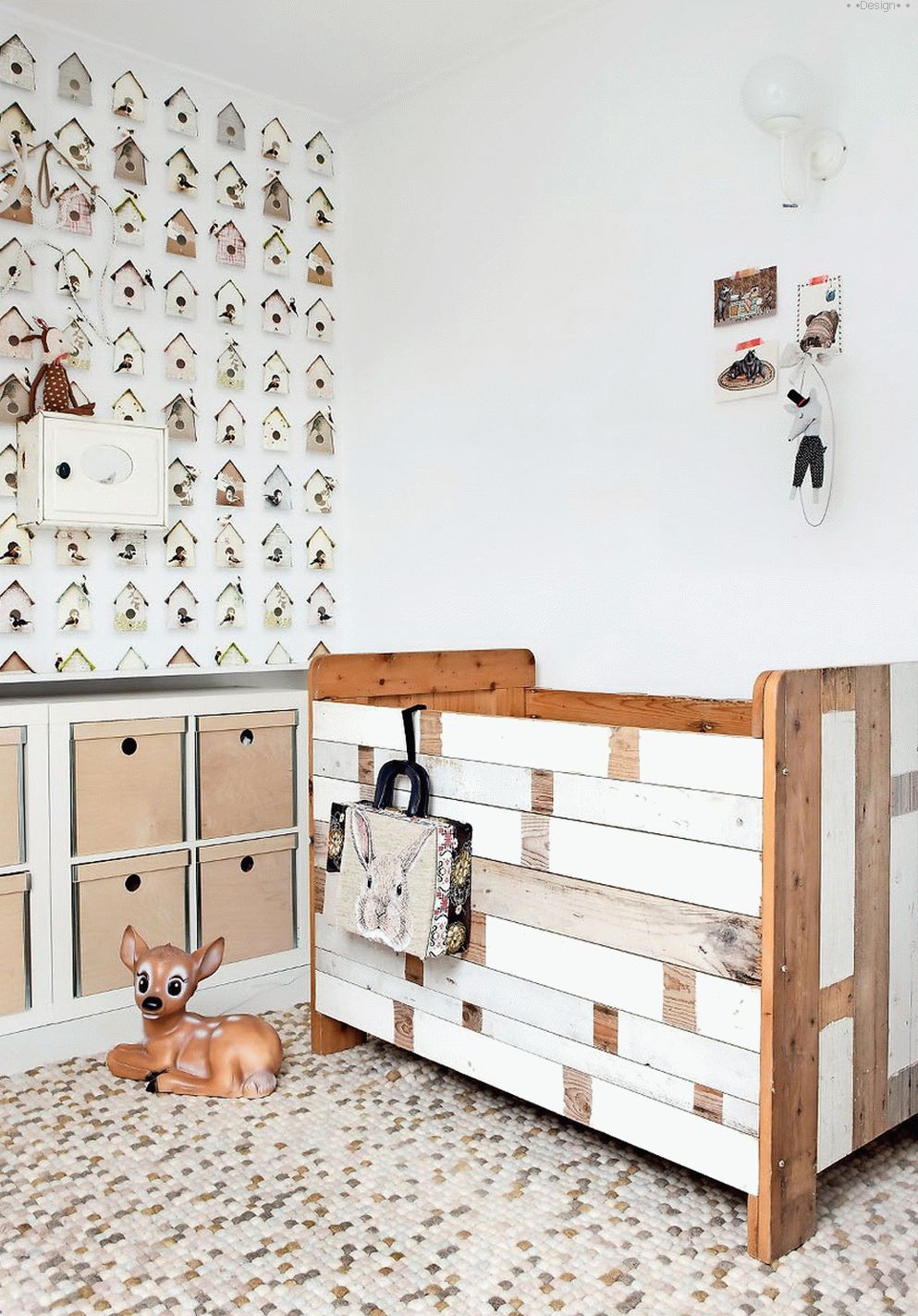 design of a nursery for a newborn