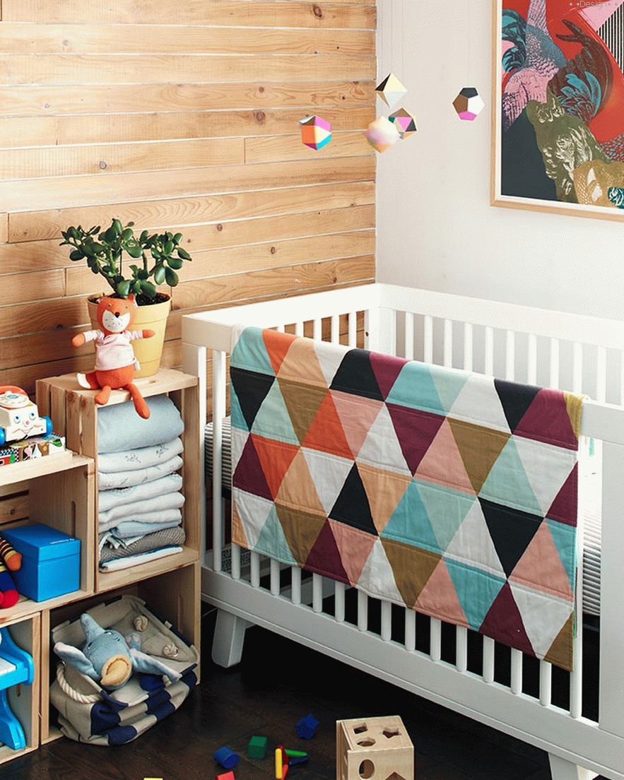 design of a nursery for a newborn