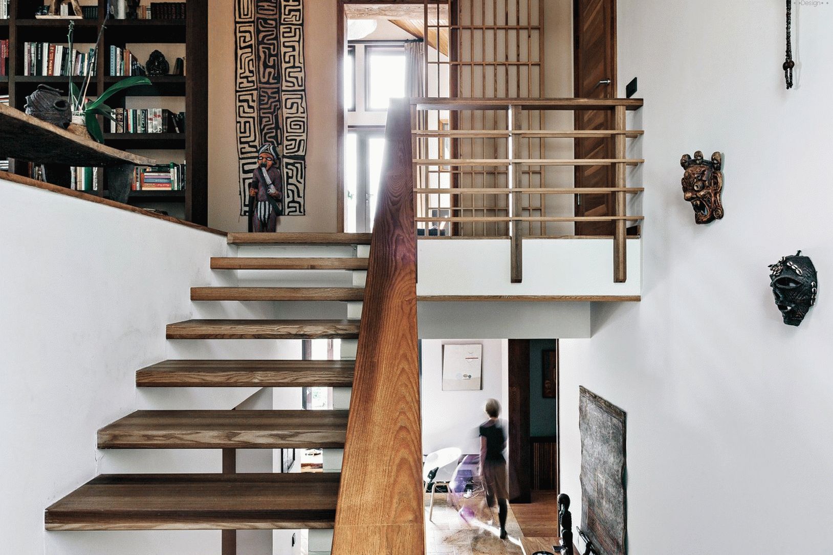 staircase in the house