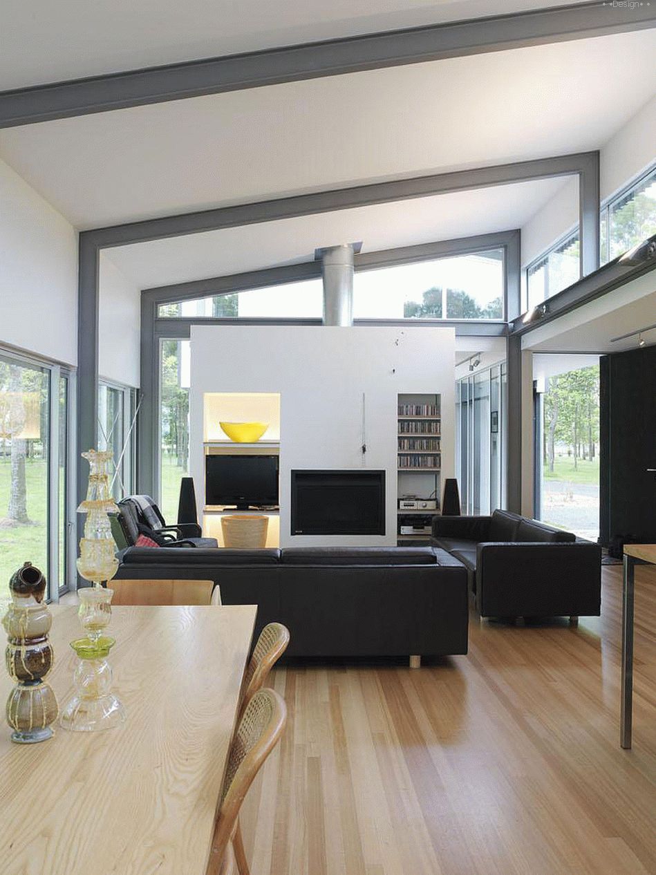 House in the New Zealand Deciduous Forest