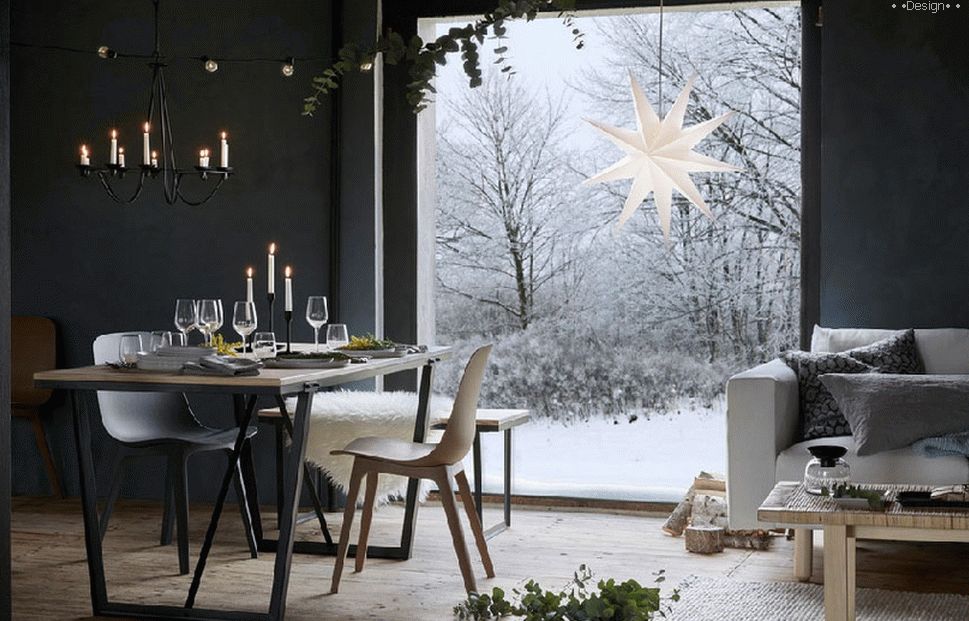 Ikea + Hm Home: 45 photos of winter beauty