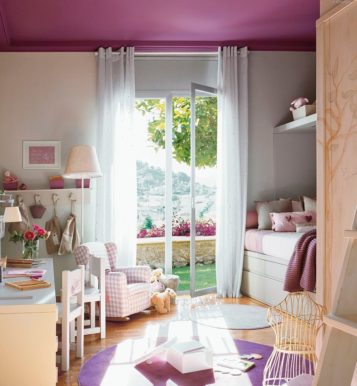 Children's room for a girl: 14 ideas