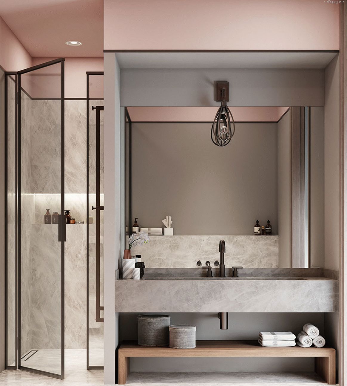 Beautiful bathrooms in a modern style: 30+ photos