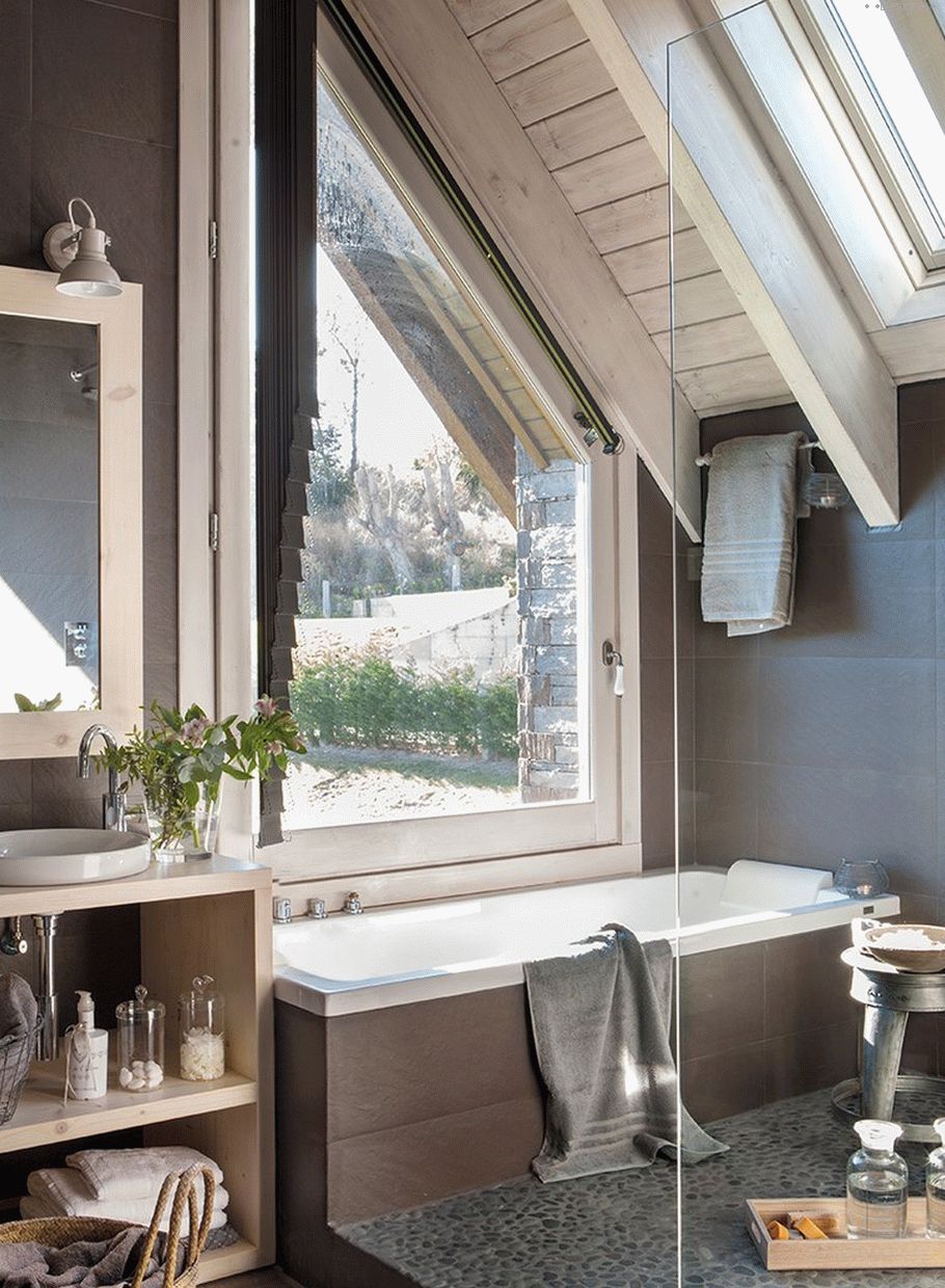 Attic bathroom