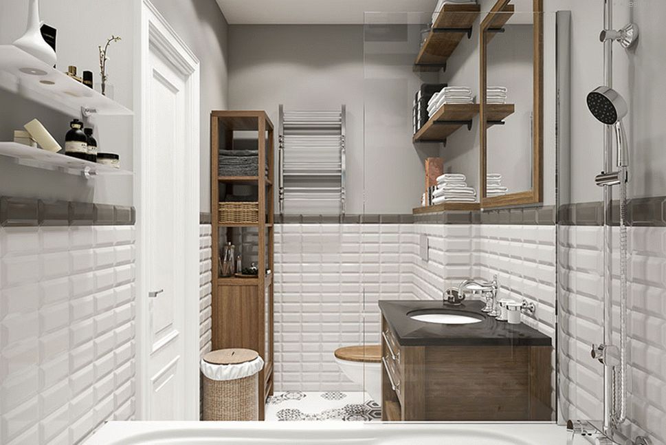 Small bathroom 3 sq. M: design + 27 photos