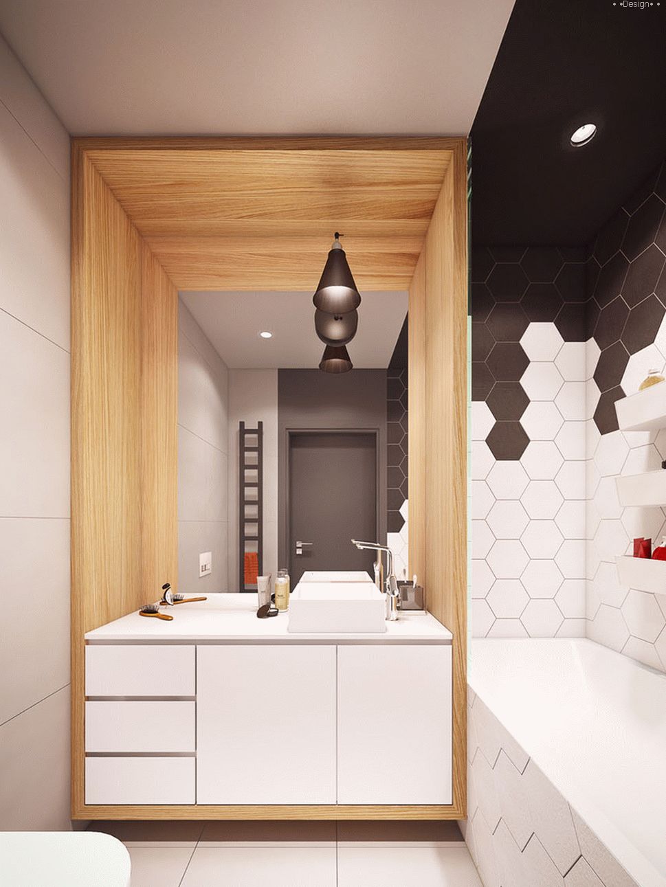 design of a small bathroom