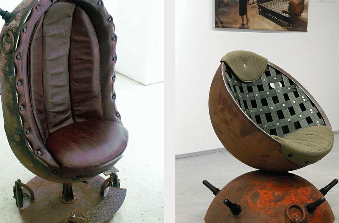 furniture from sea mines from mati karmin