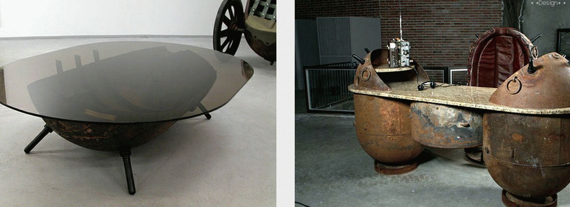 furniture from sea mines from mati karmin