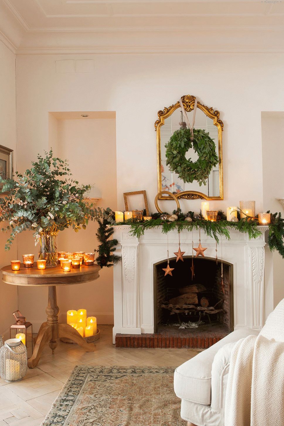 how to decorate the house for the new year with your own hands