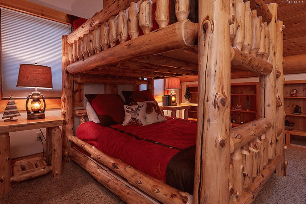 chalet style in the interior