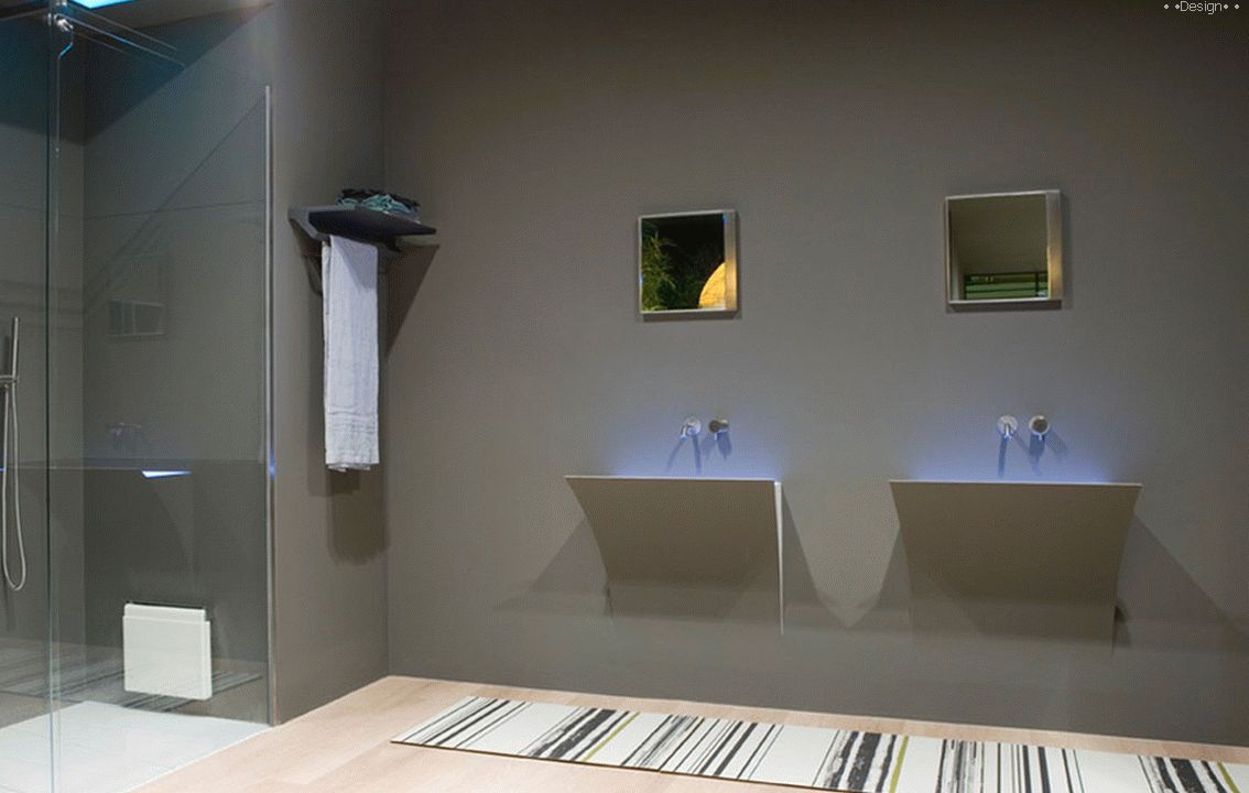 MODERN DESIGN FOR BATHROOM