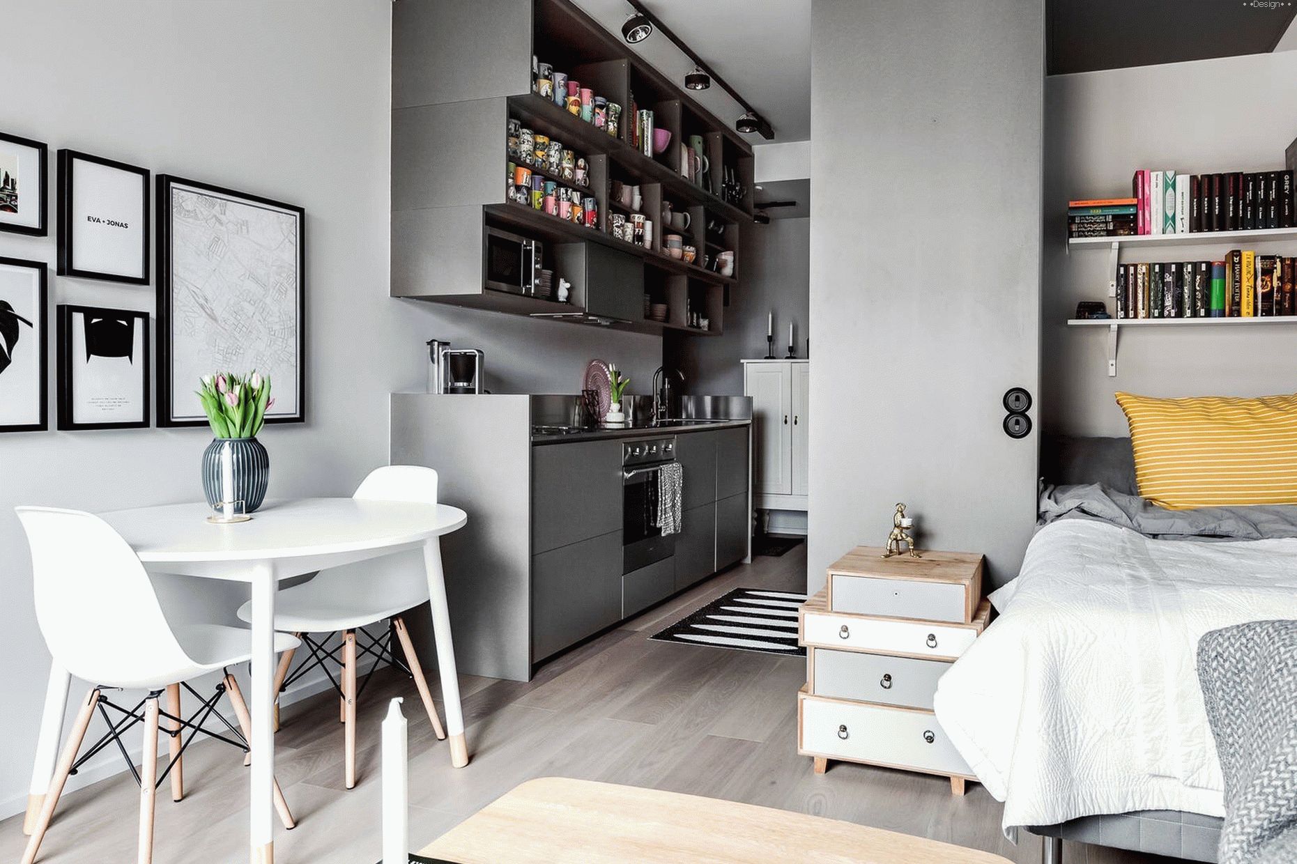 design studio apartment 24 sq m