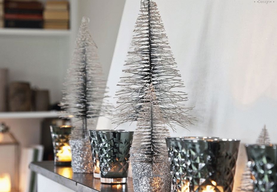 how to decorate a fireplace for the new year